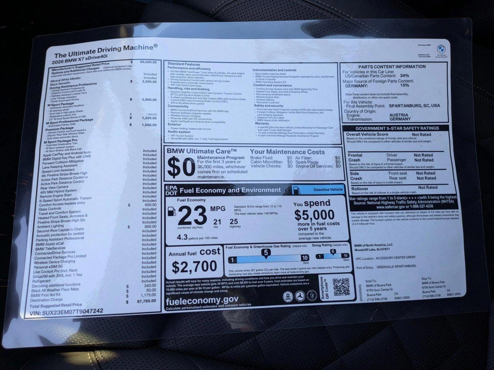 2026 BMW X7 40i - Photo 18