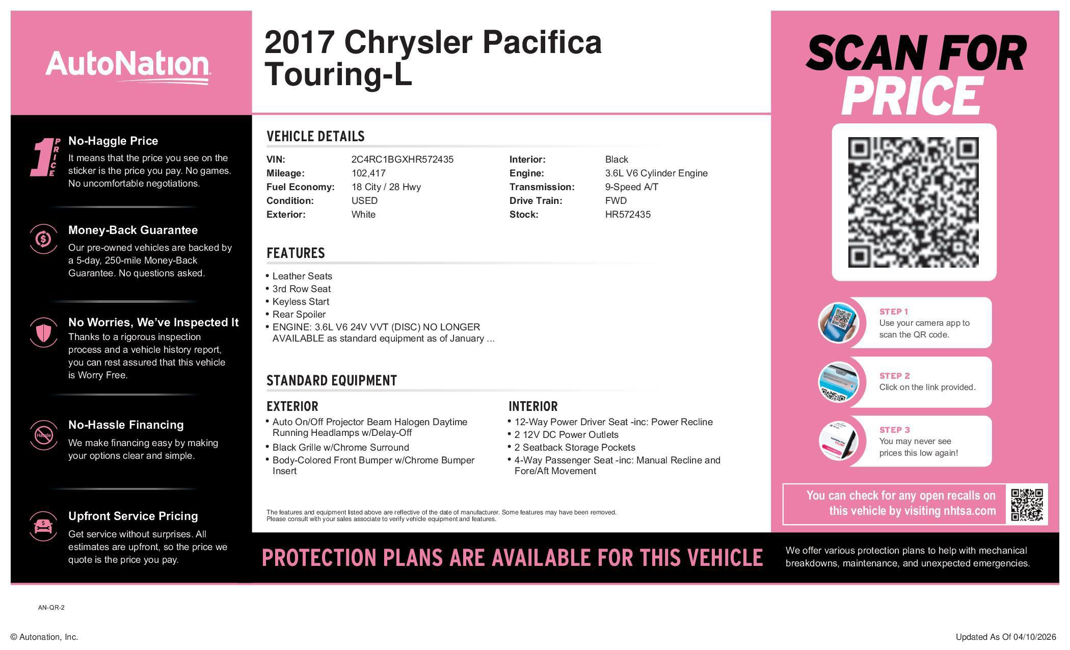 2017 Chrysler Pacifica Touring-L - Photo 31