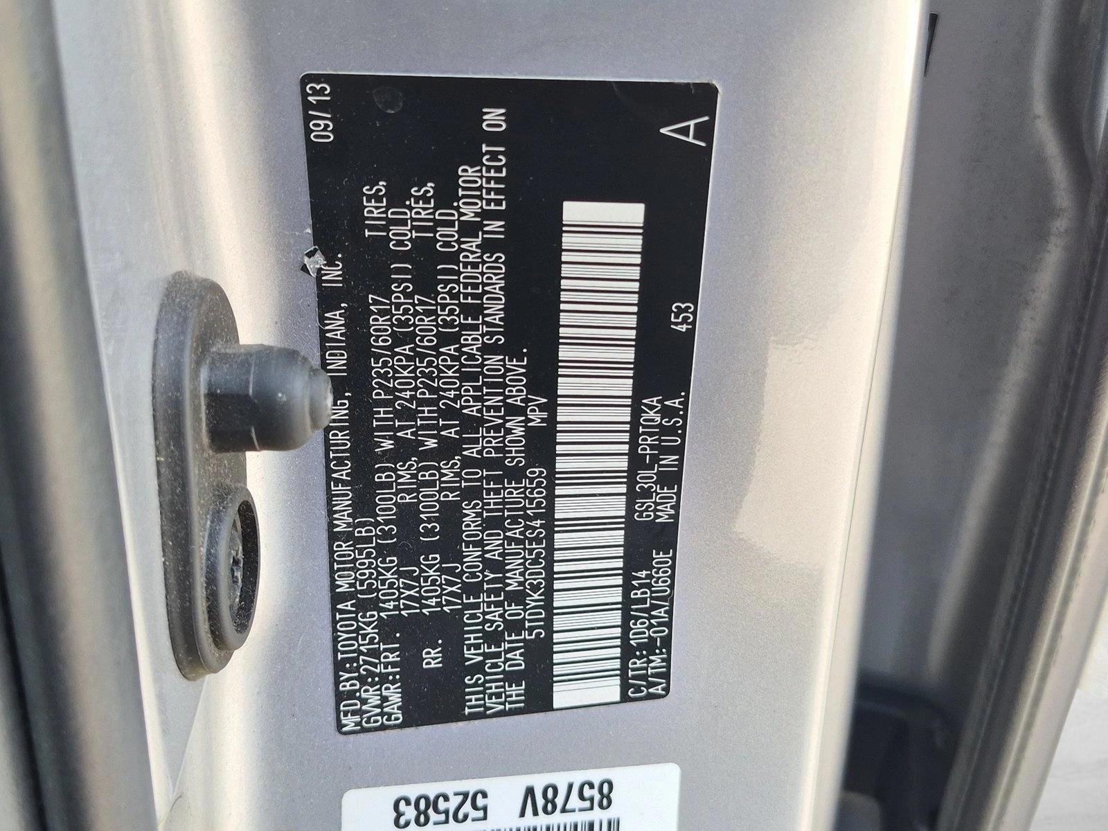 2014 Toyota Sienna, photo 23