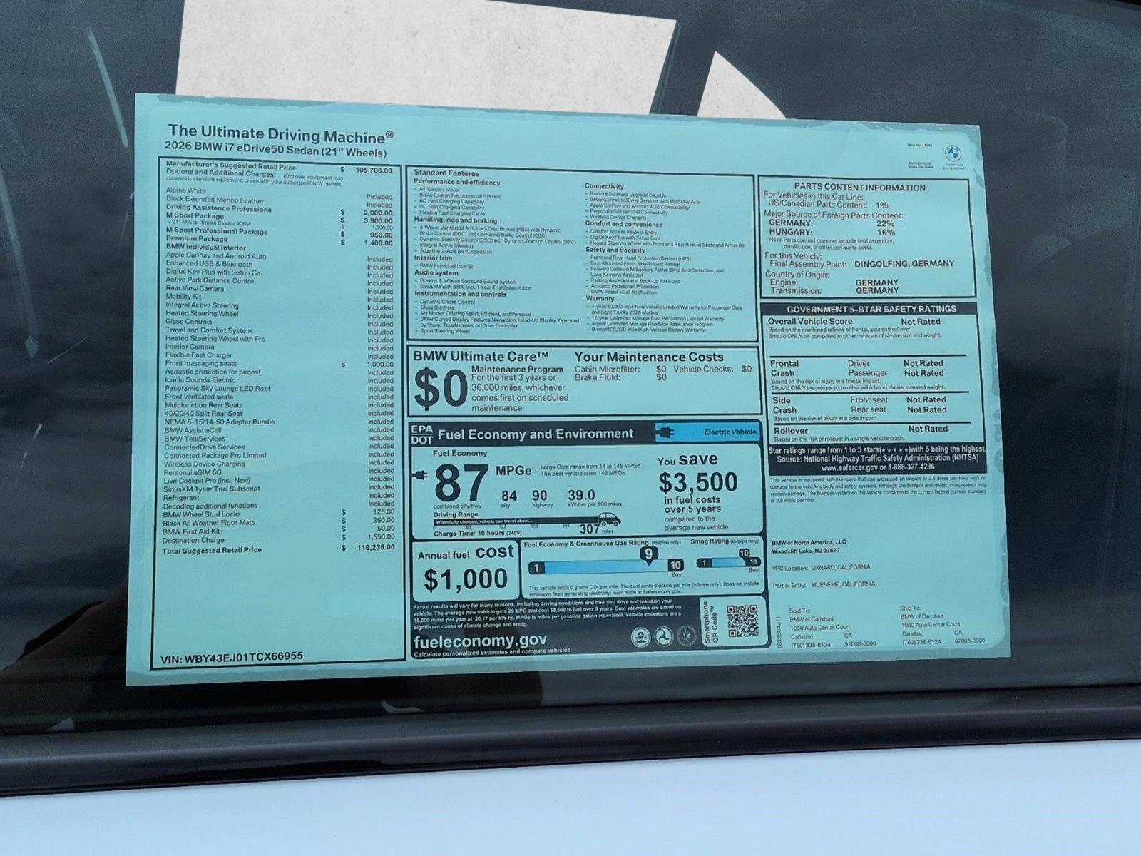 2026 BMW i7 50 - Photo 18