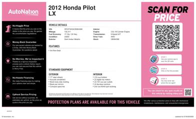 2012 Honda Pilot LX -
                  Chandler, AZ