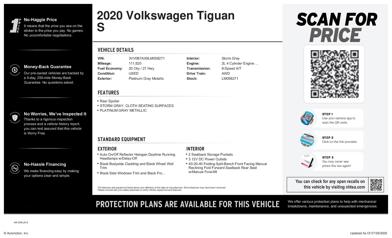 2020 Volkswagen Tiguan S -
                  Plano, TX