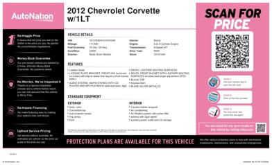 2012 Chevrolet Corvette 1LT -
                  Tucson, AZ