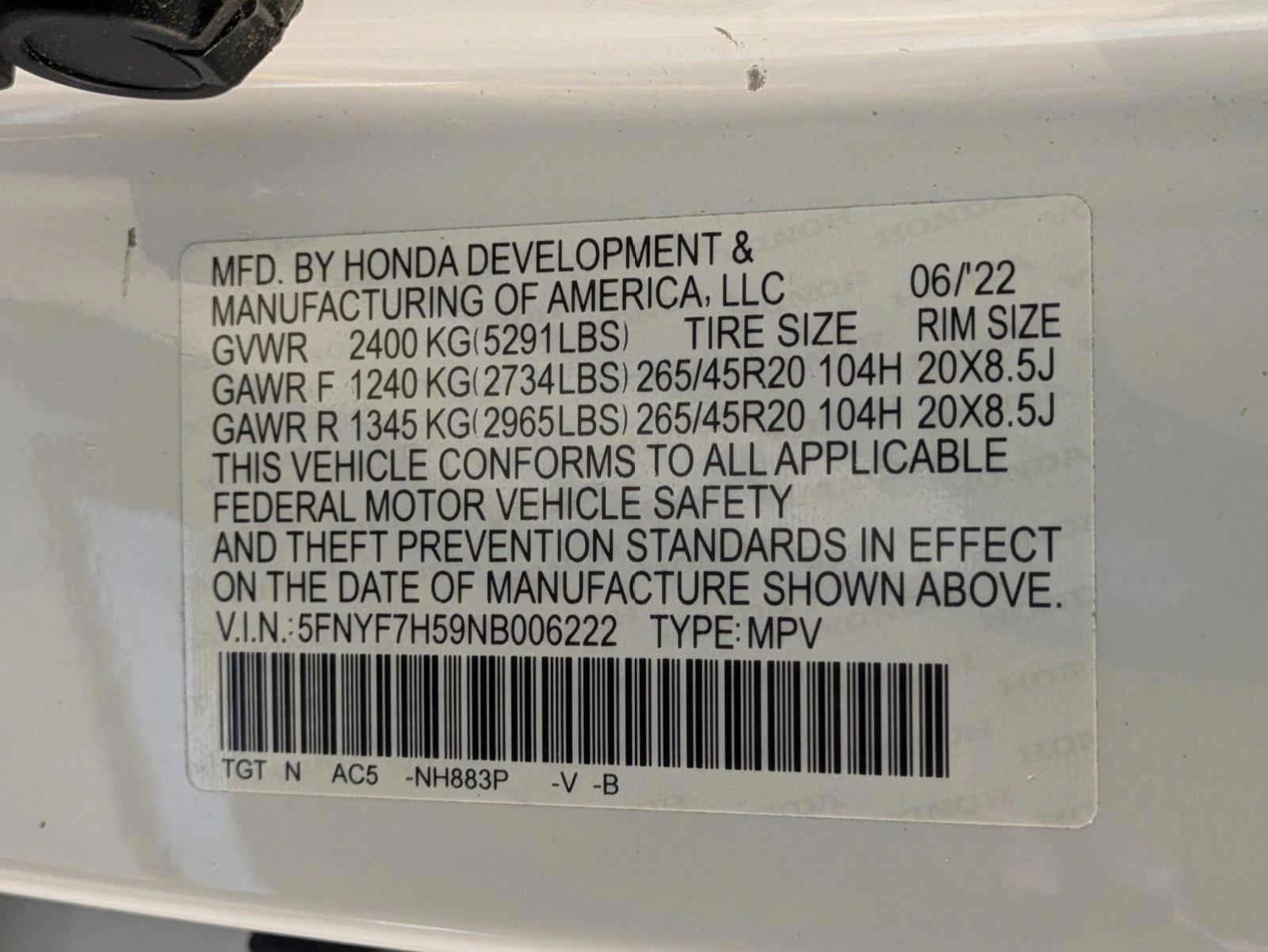 2022 Honda Passport EX-L - Photo 25