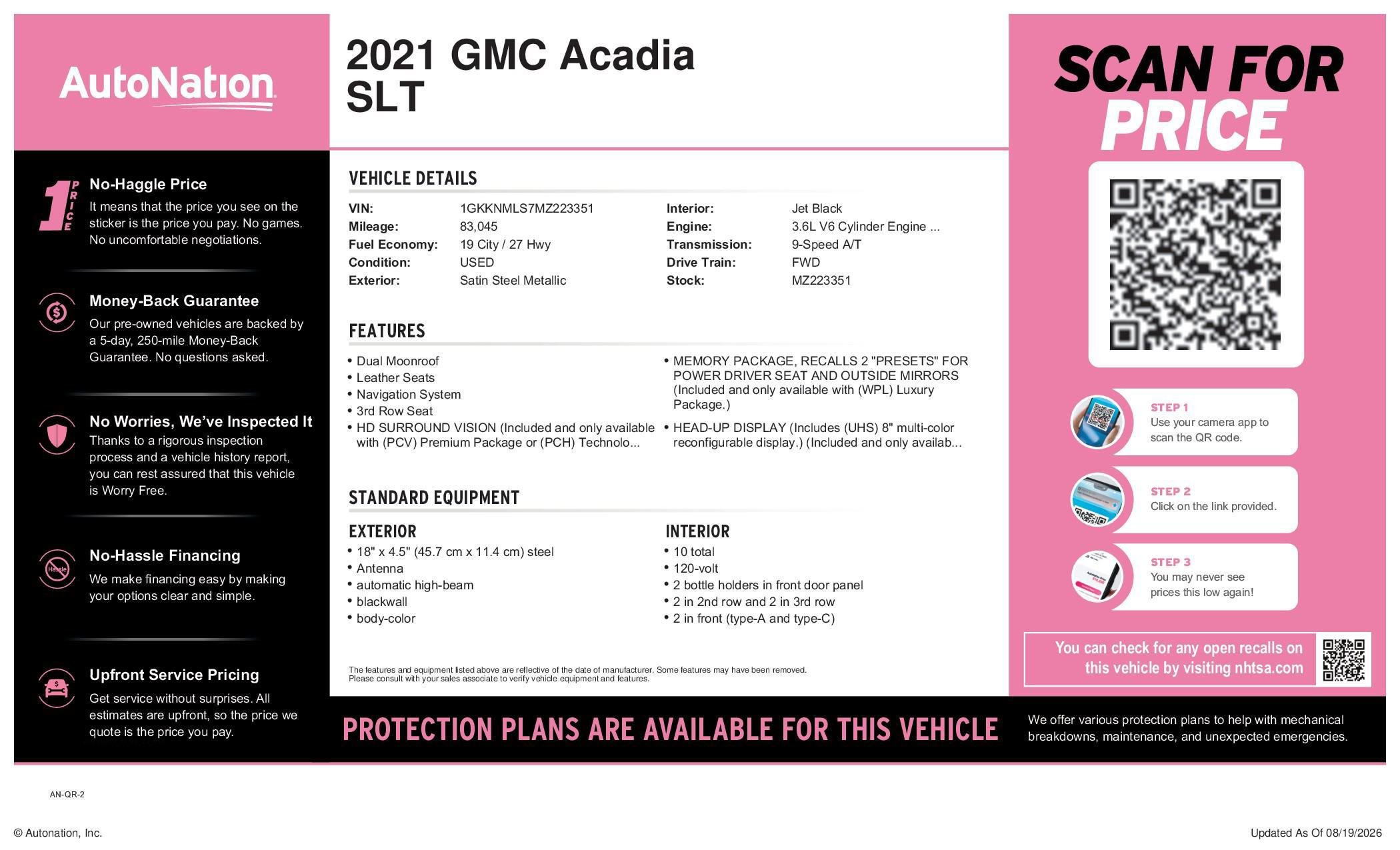 2021 GMC Acadia
