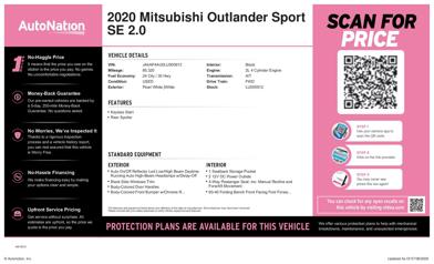 2020 Mitsubishi Outlander Sport SE -
                  Tempe, AZ