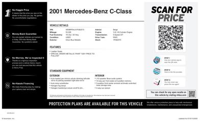 2001 Mercedes-Benz C-Class  -
                  San Jose, CA