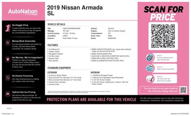 2019 Nissan Armada SL -
                  Katy, TX