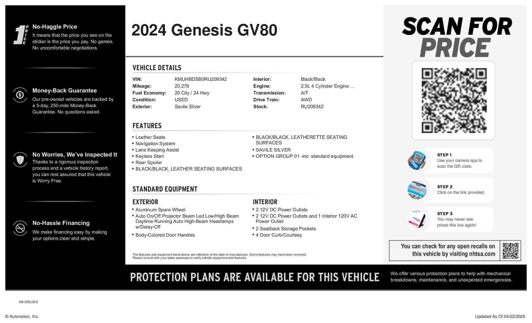 Thumbnail: 2024 Genesis GV80 - 1