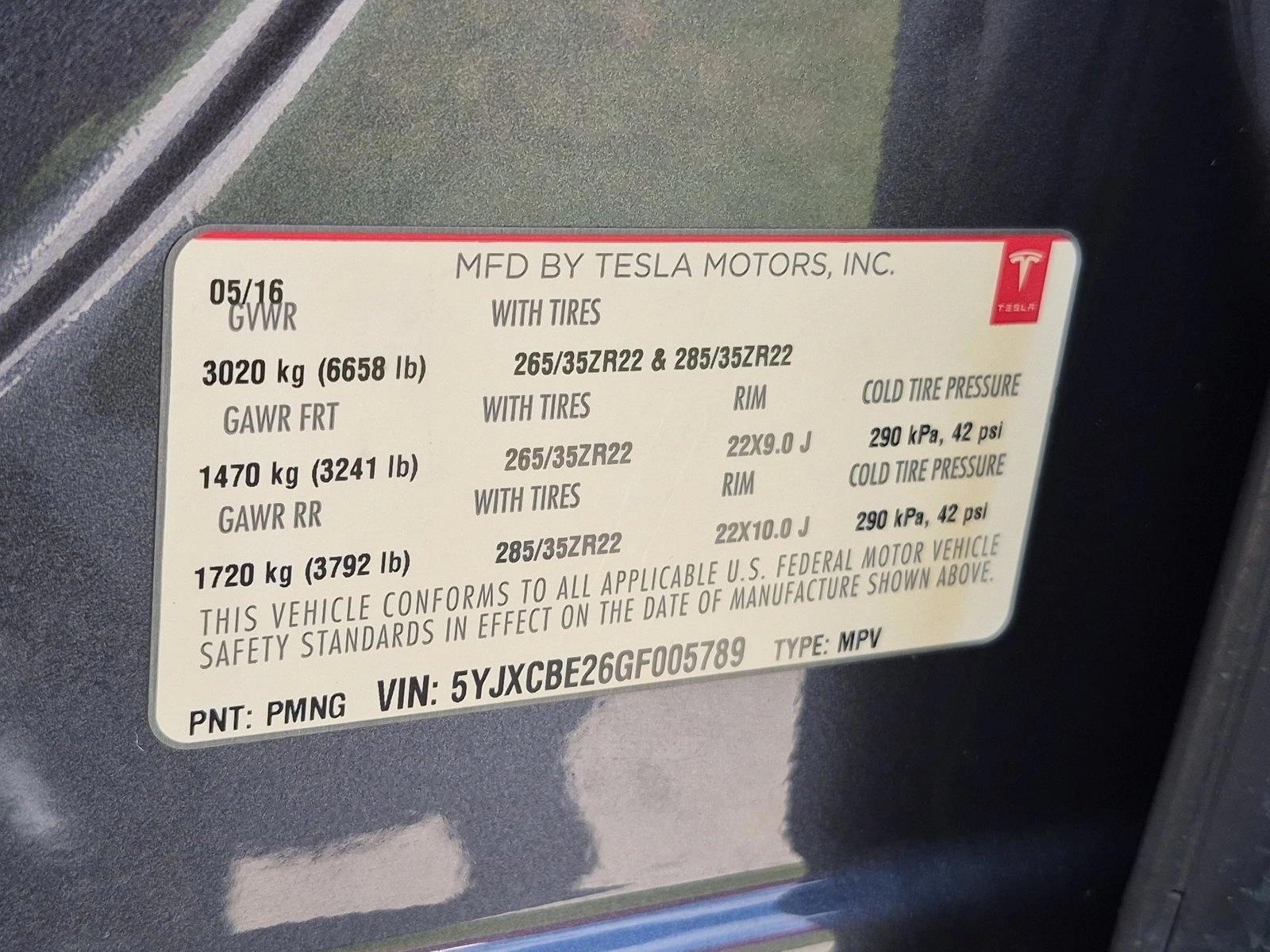 2016 Tesla TeslaModel X, photo 25