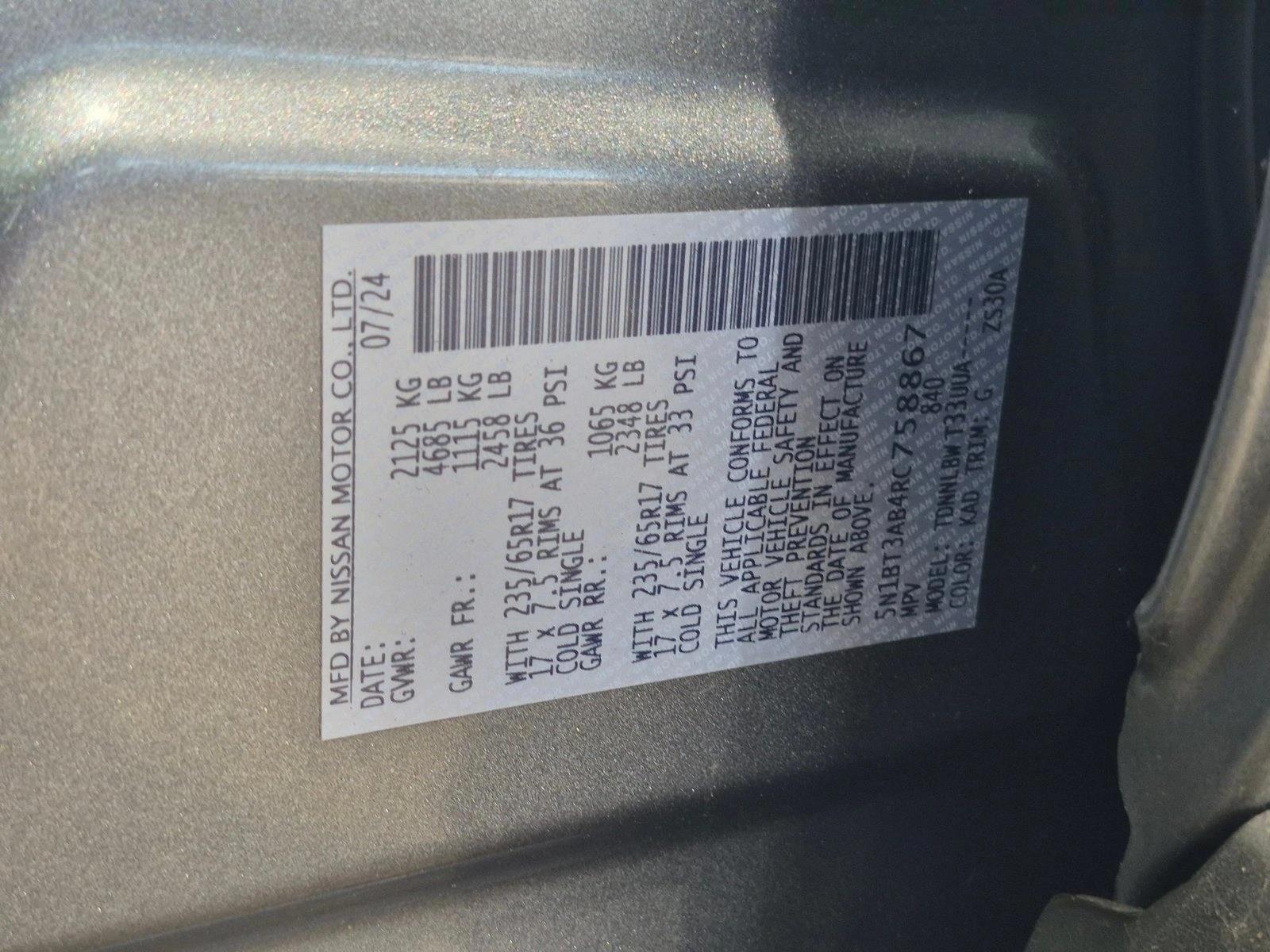 2024 Nissan Rogue S - Photo 24