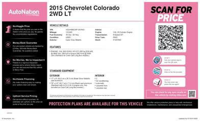 2015 Chevrolet Colorado LT -
                  Centennial, CO