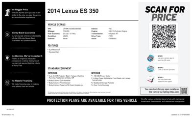 2014 Lexus ES 350 -
                  Santa Clara, CA