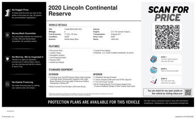 2020 Lincoln Continental Reserve -
                  Westmont, IL