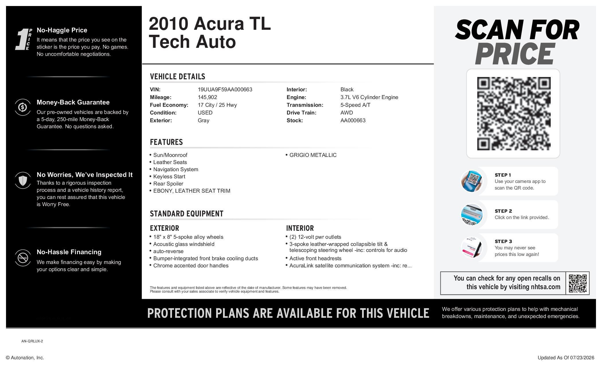 Thumbnail: 2010 Acura TL - 1
