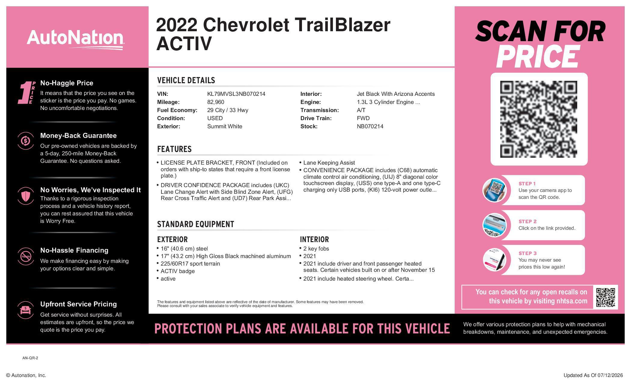 2022 Chevrolet Trailblazer