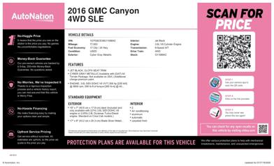 2016 GMC Canyon SLE -
                  Rockville, MD