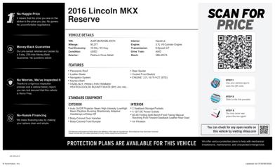 2016 Lincoln MKX Reserve -
                  Westmont, IL