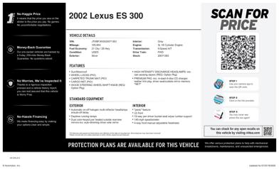 2002 Lexus ES 300 -
                  Mountain View, CA