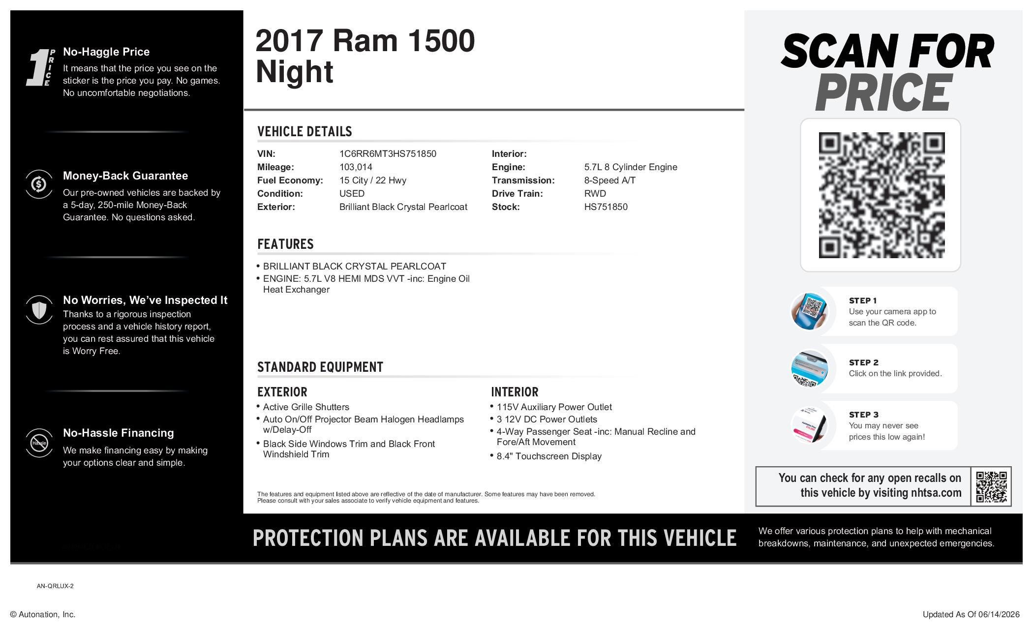 2017 RAM Ram 1500 Pickup Night - Photo 31
