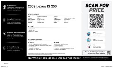 2009 Lexus IS 250 -
                  Cerritos, CA