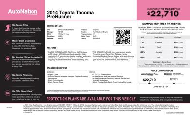 2014 Toyota Tacoma PreRunner -
                  Winter Park, FL