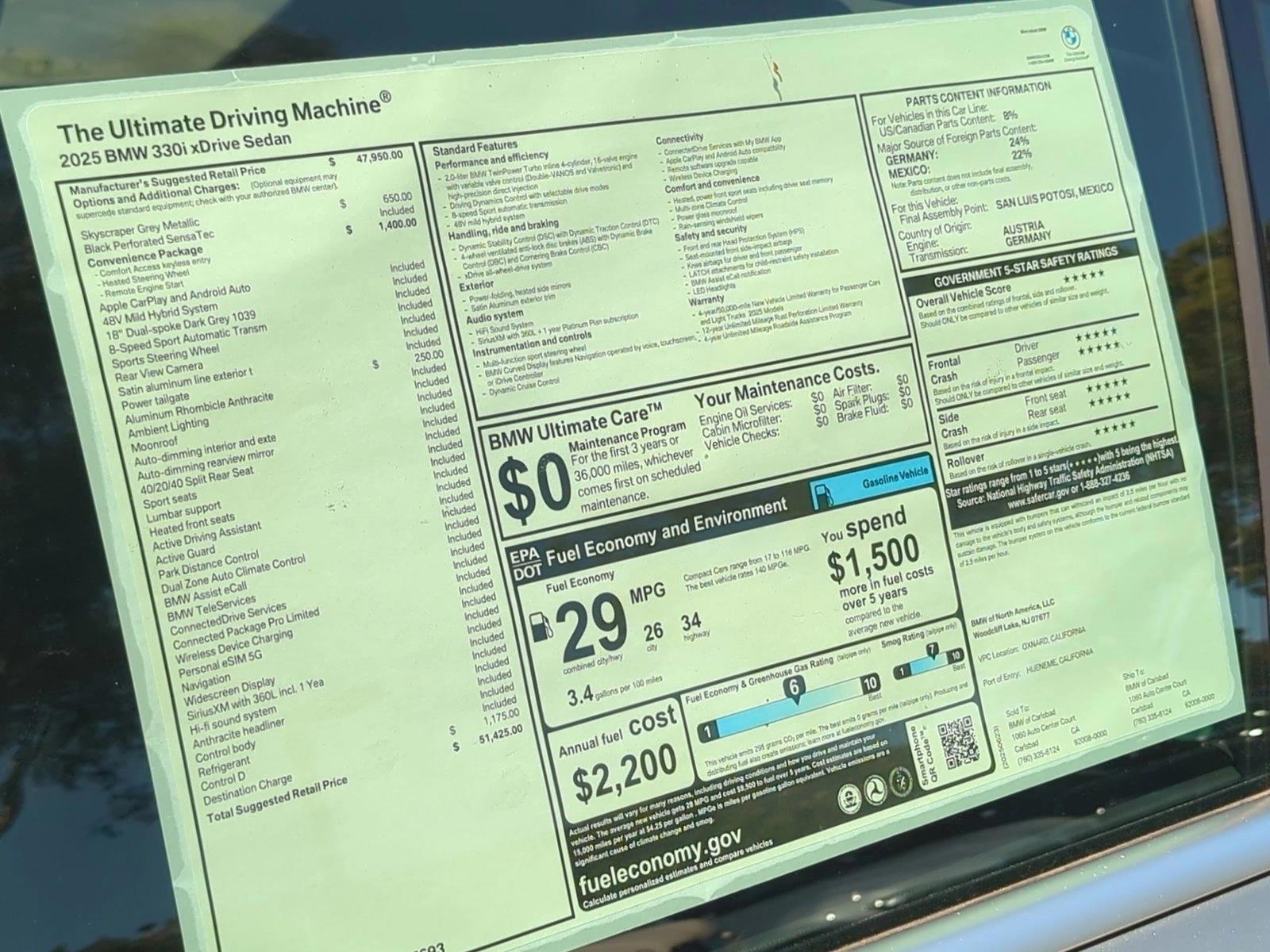 2025 BMW 3 Series 330i - Photo 17