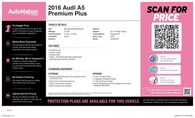 2016 Audi A5 Premium Plus -
                  Leesburg, VA