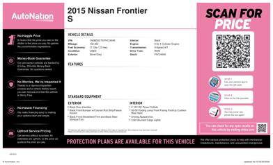 2015 Nissan Frontier S -
                  Chandler, AZ