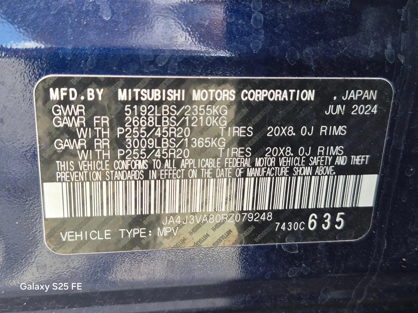 2024 Mitsubishi Outlander 25