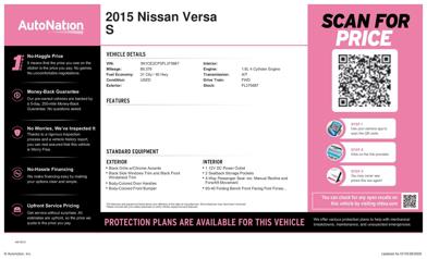 2015 Nissan Versa S -
                  Carlsbad, CA