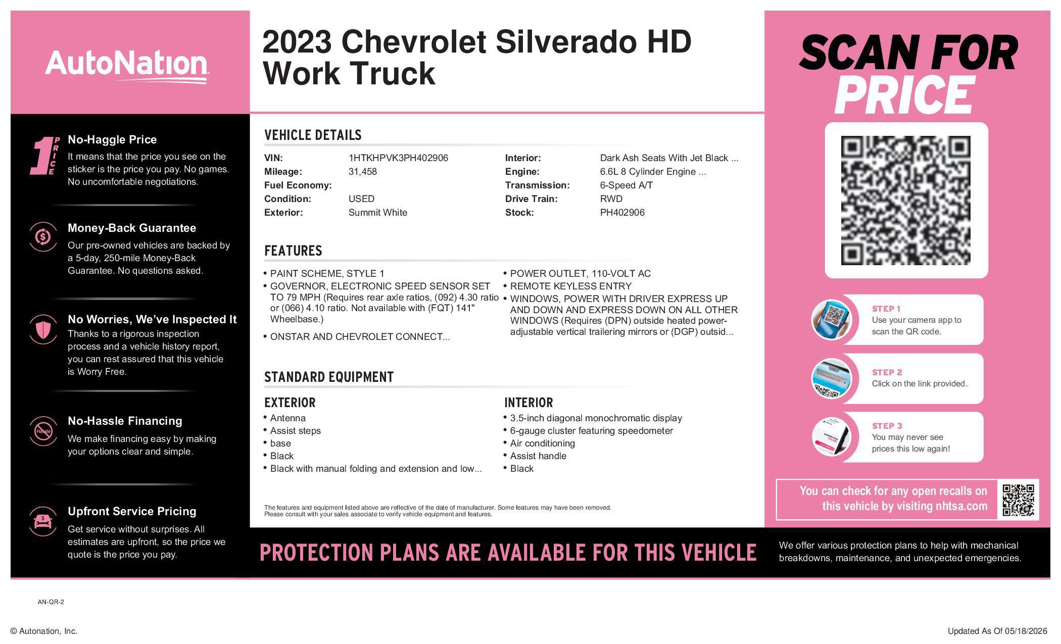 2023 Chevrolet Silverado 4500 Medium Duty Chassis Cab