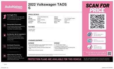 2022 Volkswagen Taos S -
                  Mobile, AL
