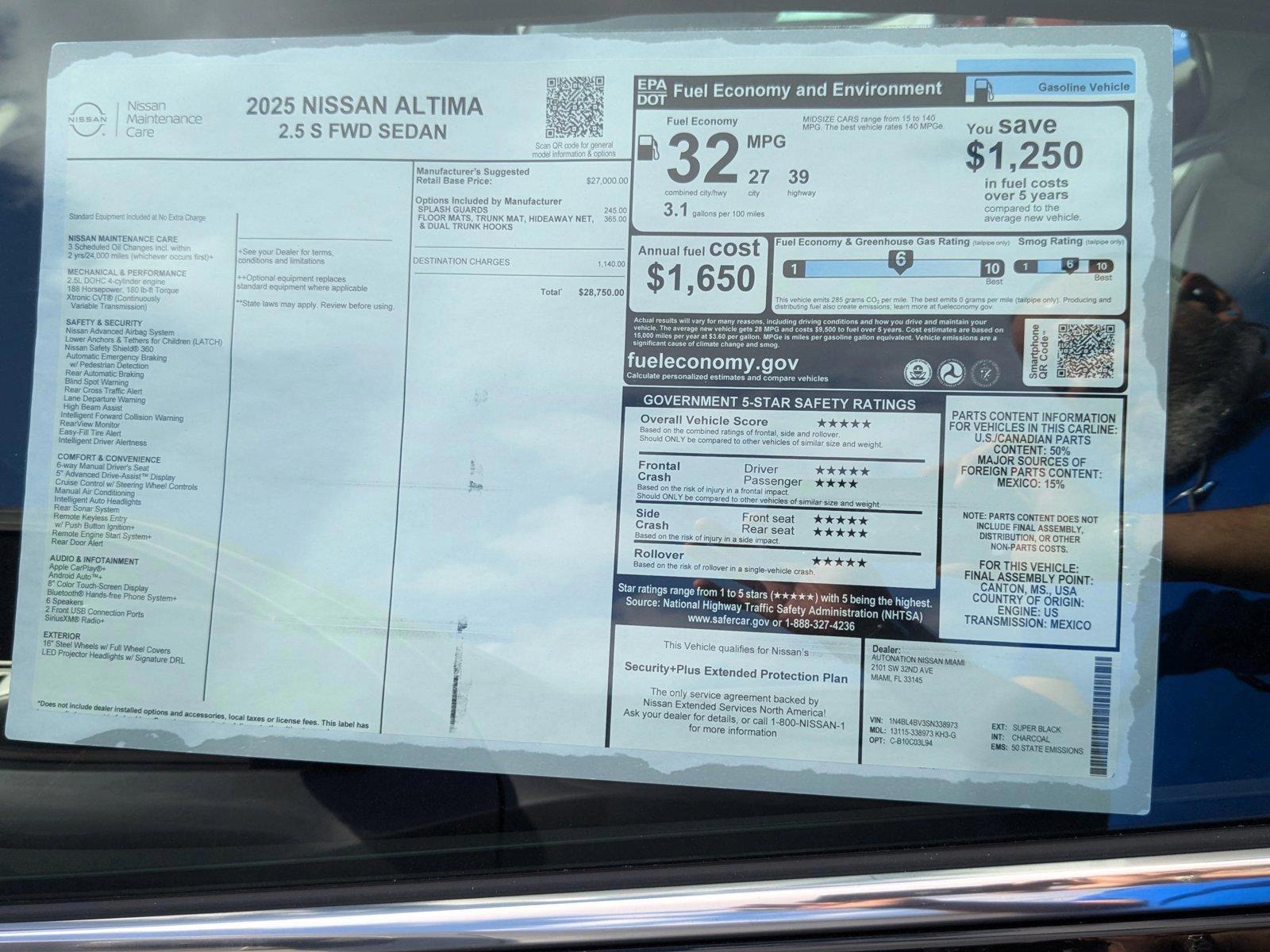2025 Nissan Altima S - Photo 16