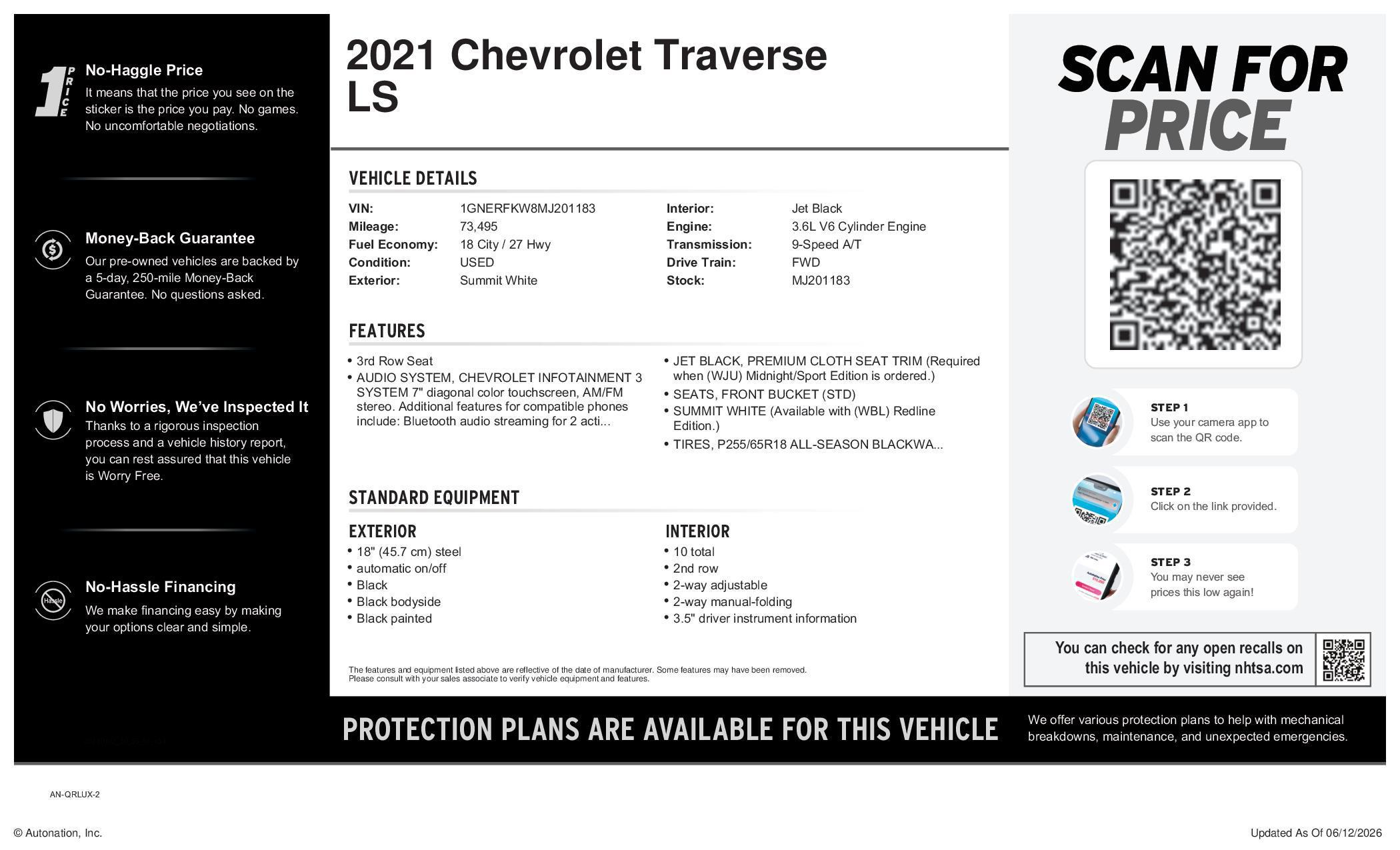 2021 Chevrolet Traverse