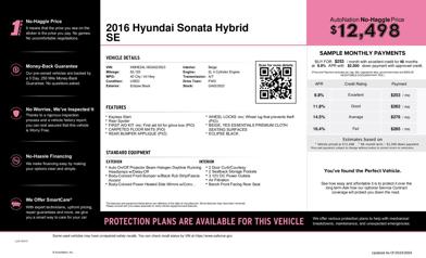 2016 Hyundai Sonata SE -
                  Spokane Valley, WA