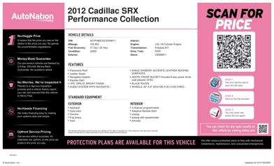 2012 Cadillac SRX Performance -
                  Knoxville, TN