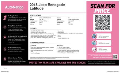 2015 Jeep Renegade Latitude -
                  Centennial, CO