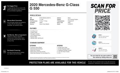 2020 Mercedes-Benz G-Class G 550 -
                  Las Vegas, NV