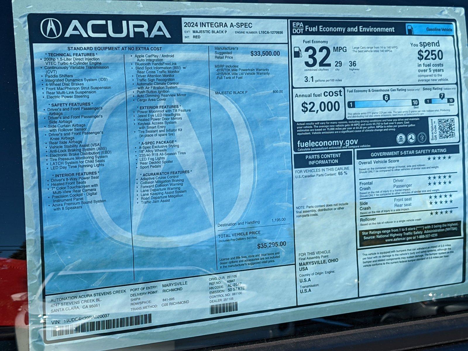 Acura Integra #16 Hero Image