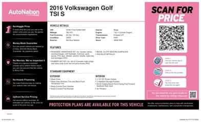 2016 Volkswagen Golf S -
                  Buford, GA