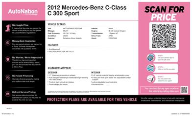 2012 Mercedes-Benz C-Class C 300 -
                  Centennial, CO