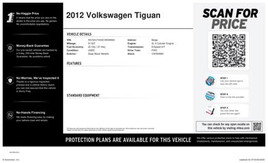 2012 Volkswagen Tiguan SEL -
                  Westmont, IL