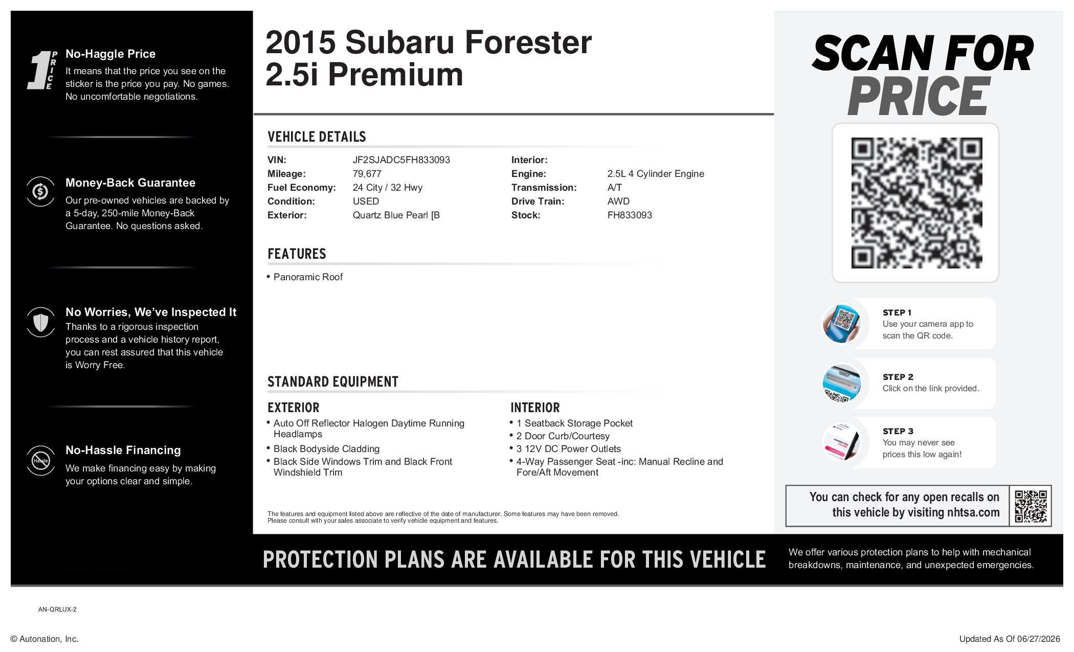 2015 Subaru Forester i Premium - Photo 31