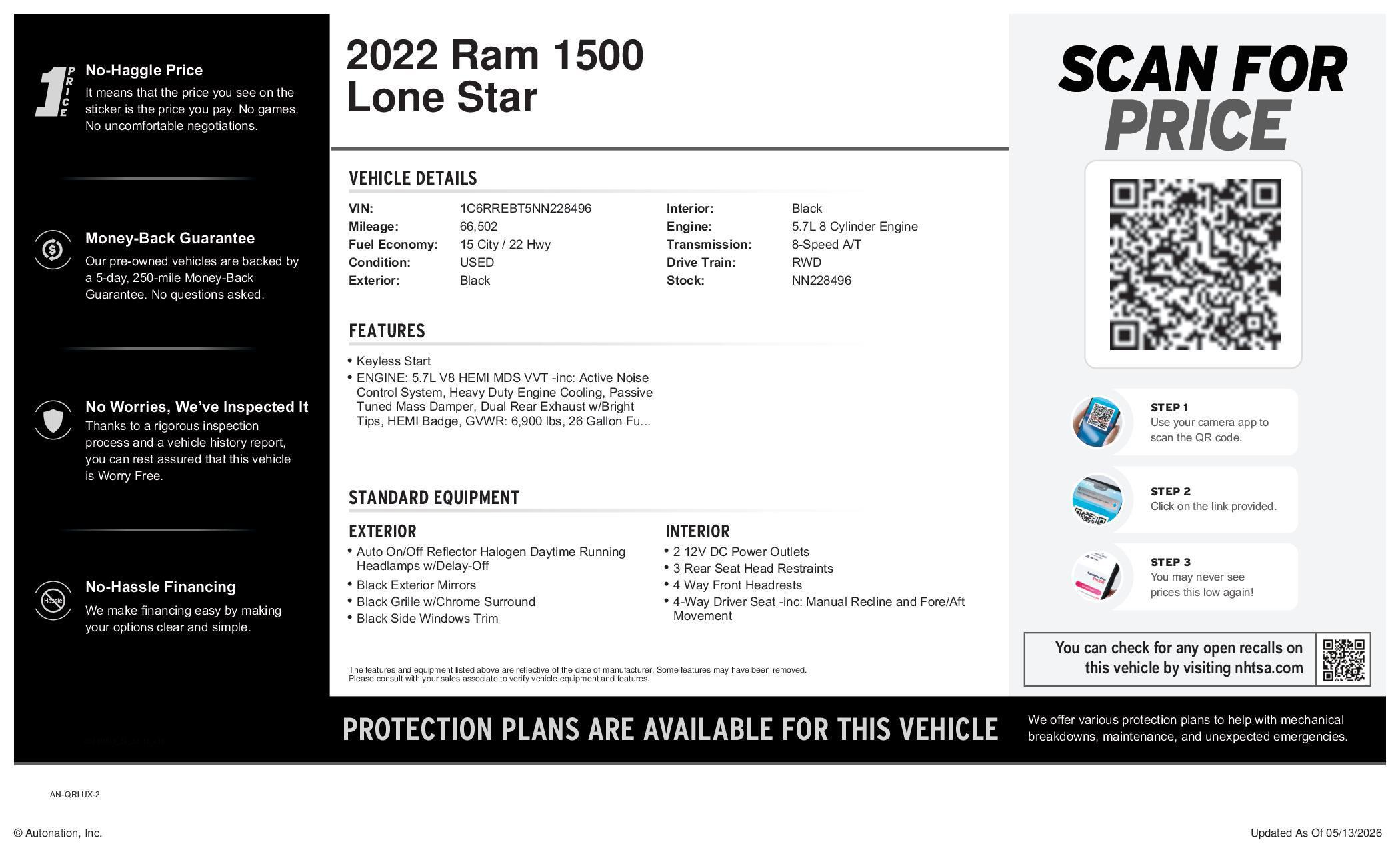 2022 RAM Ram 1500 Pickup