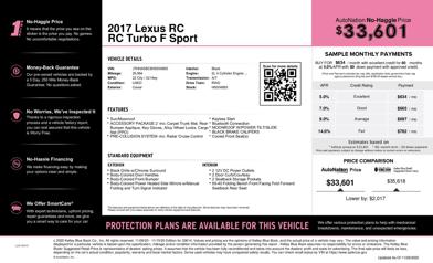 2017 Lexus RC  -
                  Tampa, FL