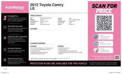 2012 Toyota Camry LE -
                  Roseville, CA