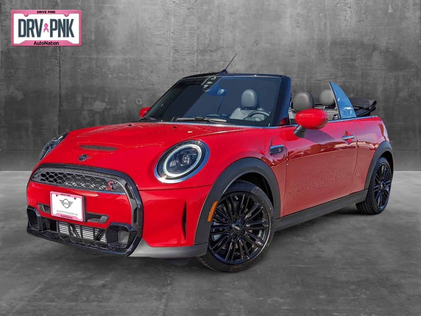 Pink convertible - Mini Cooper 2022