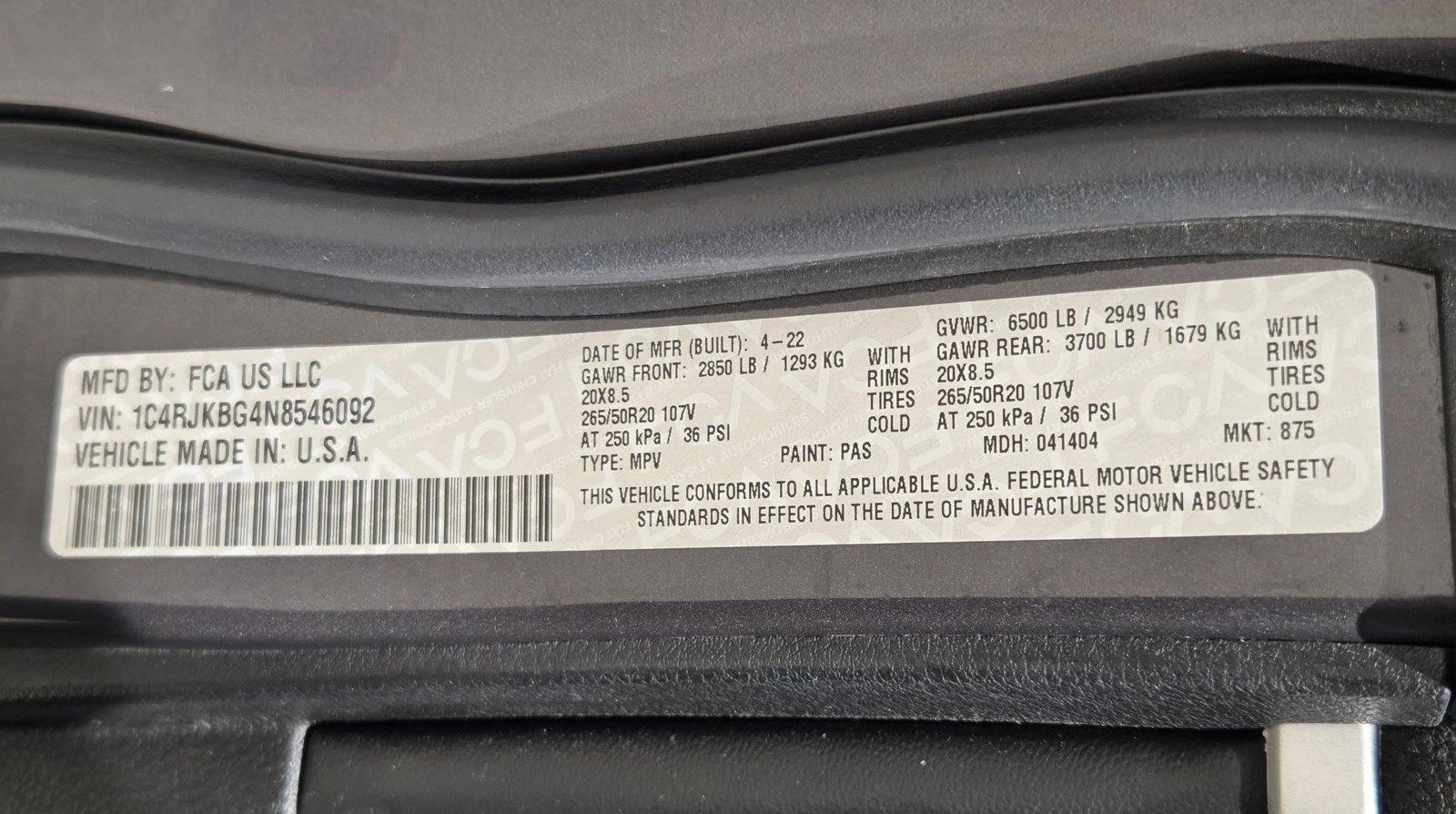 2022 Jeep Grand Cherokee L Limited - Photo 23