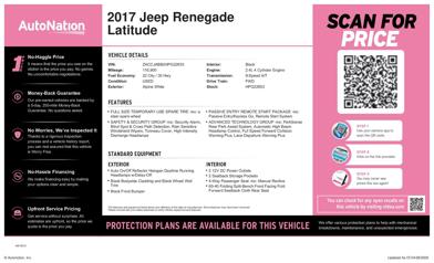 2017 Jeep Renegade Latitude -
                  Columbus, GA